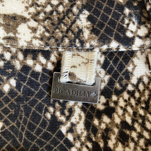 Python print Piccadilly Jean style stretch pants - Picture 2 of 7